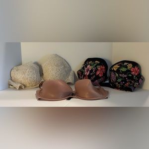 3 Victoria’s Secret Underwire bras. Size 38c great condition.